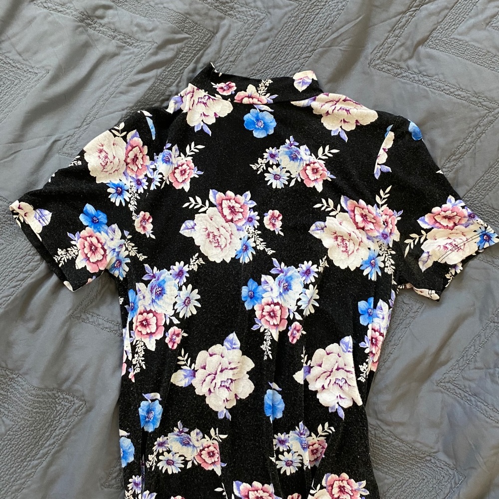 Floral forever 21 Bodysuit